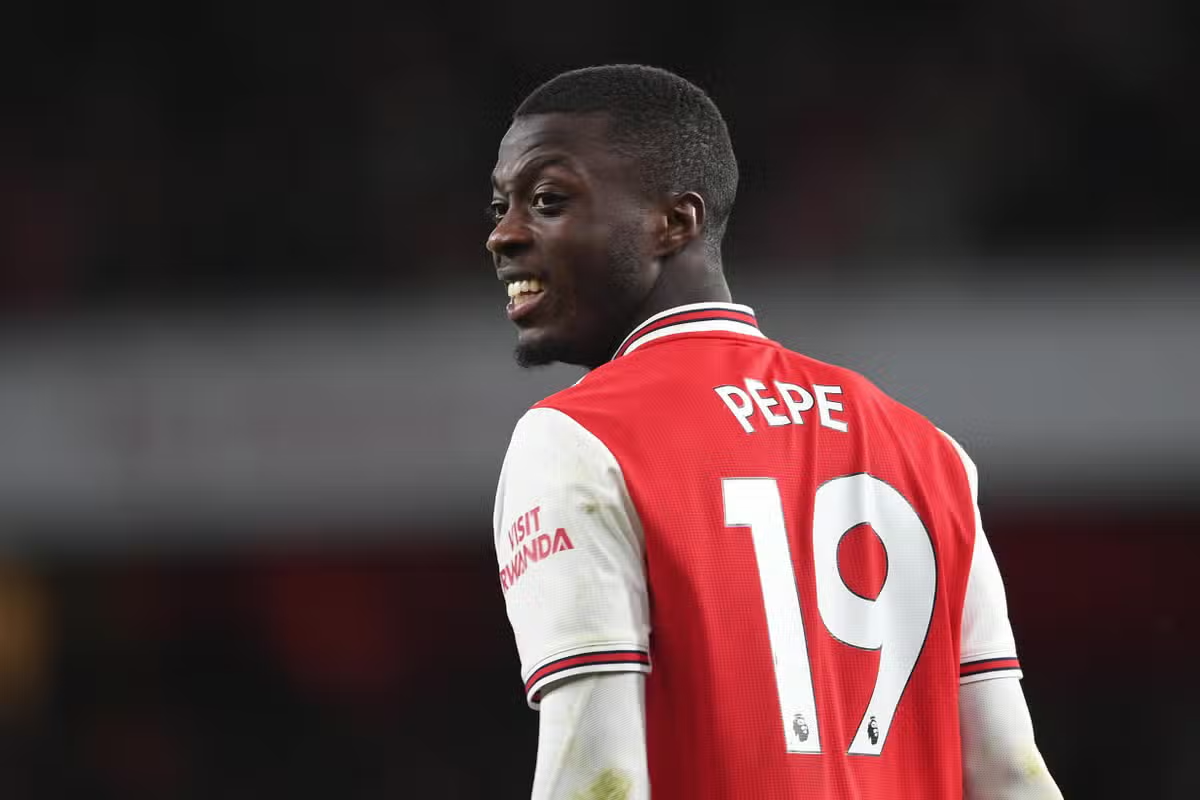 Nicolas Pepe drops hint on his Arsenal future amid transfer links